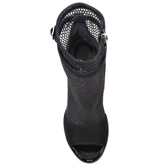 ALESSANDRO DI MARIA 🇮🇹 WOMENS BLACK SUEDE SUMMER BOOTIE - Picture 6 of 9